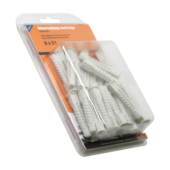 Universalplugg 8 x 51 mm